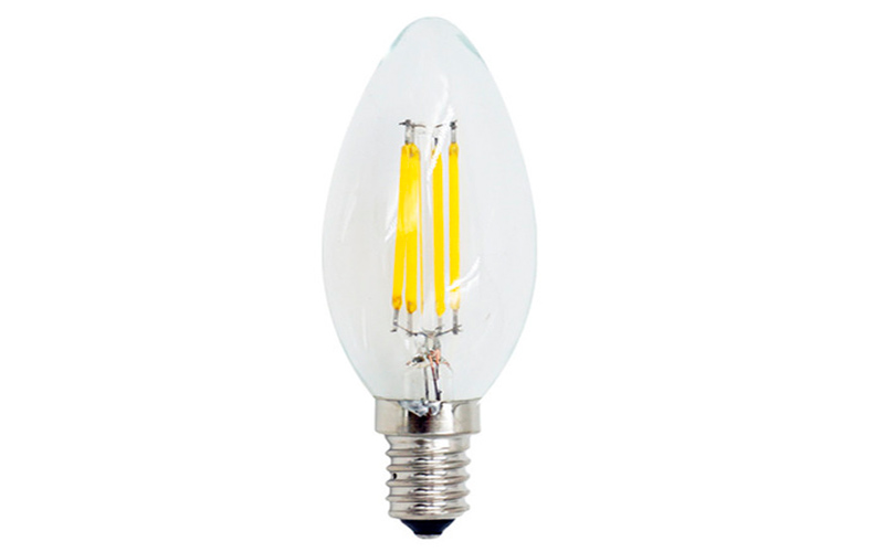 Led decorativo C37 con 120 lm y 1w
