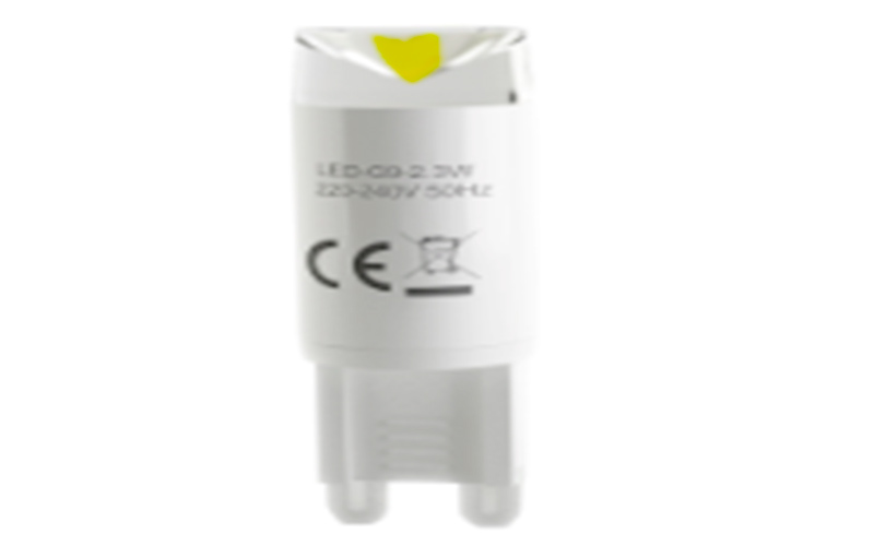 Led decorativo G9 con 200 lm 2.5w y 180º